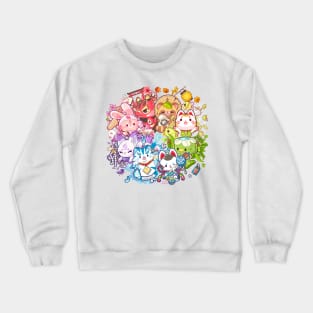 Color Wheel - Kawaii Folklore Crewneck Sweatshirt